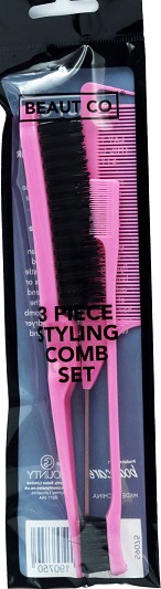 BEAUT CO 3 PIECE STYLING COMB SET